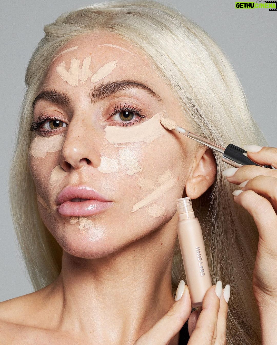 Lady Gaga Instagram - Coming Sept 7! @HausLabs Triclone Skin Tech Concealer. A revolutionary hydrating, clean concealer that does more than cover. In 31 shades, with 20+ skincare ingredients. @Sephora @SephoraUK @SephoraCanada