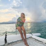 Lakshmi Manchu Instagram – Let the sea do the talking here🌊 
#waterbaby