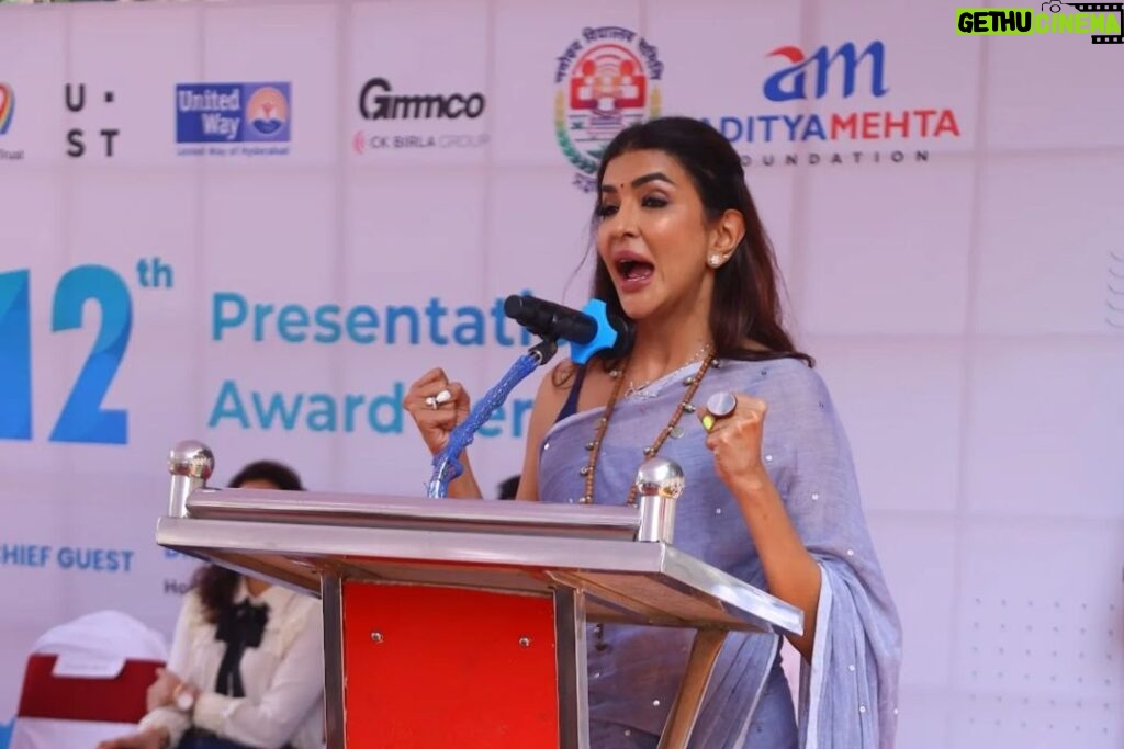 Lakshmi Manchu Instagram - Gratitude to the incredible @lakshmimanchu 🙏 Your presence illuminated our 12th Presentation and Felicitation Ceremony, where we distributed artificial limbs, wheelchairs, and sports equipment and felicitated para athletes who have won at the international level.Your support makes you a powerhouse in our journey of empowerment. Thank you for being a pillar to our organization! ⚡ Supporters - @nmdcltd @gmmco_cat @ust.global @unitedwayhyd @swathinimmagadda @navodayollam @jawahar.navodaya.vidyalaya AMF Infinity Para Sports Academy & Rehabilitation Center