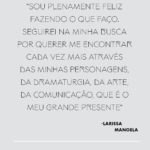 Larissa Manoela Instagram – A entrevista completa com @larissamanoela, nova cover-star, está na #GlamourOutubro. Acesse glamour.globo.com para conferir.

Direção de conteúdo: @renatagarciac
Texto: @isabellamarinelli
Fotógrafa: @brunacastanheira
Direção de arte: @stesangi
Edição de moda: @zazapecego
Beleza: @brancamoura_
Set designer: @fetadeu
Produção executiva: @felipemontela e @leili_rodrigues
Nail artist: @robertamunis (@nailsgangsp)
Cenografia e estúdio: @galpaooito
Produção de moda: @hebertjesus999
Assistentes de foto: @_renatogon e @m_scanavez
Assistentes de beleza: @f.ergs e @eularissalis
Assistente de cenografia: @ericafig_
Camareira: @maria_riqueta
Tratamento de imagem: @teufreitas/@telhacriativa (@mlagesofficial)
Agradecimentos: @3t_locadora