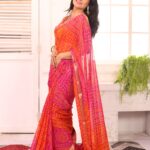 Lataa Saberwal Instagram - Colourful Navratri. Watch full saree haul under *1k* , link in story, channel link in bio. 📸 PC @mohammad_shaikh_1010 #lataasaberwal