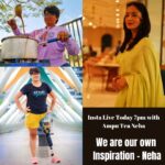 Lataa Saberwal Instagram - I'll be glad if your voice can reach public through me. INSTA LIVE 🔴 TODAY 7PM @ampu_tea_neha Thank you @sunita_rajwar #lataasaberwal #inspiringlives