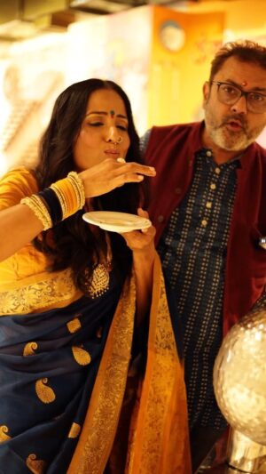 Lataa Saberwal Instagram - A perfect veg treat for everyone !! Veg buffet, chappan bhog at Madhuban - the divine spread. Don't miss the food & the dessert 😋😋😋 @madhuban_vegbuffet @sethsanjeev 

#lataasaberwal #whatsinmythalitoday #sanjeevseth #latasabharwal #whatsinmythali