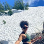 Latonya Williams Instagram - Getting some negative ions to stay positive✌🏾 #negativeions #boostyourimmunesystem #getoutside #findabeach #chasesomewaterfalls #climbamountain #breathe Yew Lake Overlook