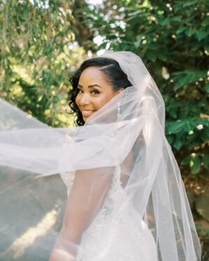 Latonya Williams Instagram - Mr & Mrs Smith✨

Its been a month and it feels like we’ve known each other for a lifetime but FUN FACT: We got married exactly nine months from the day we met. 

I mean, it takes nine months to create a life right? ☺️😉🥰

Hair @aliciastyleshair 
Make up @afterglowstudios 
Dress @lisasbridal 
Photos @onestylishwedding 

#relationshipgoalsunlocked #relationshipstatusupgrade #partnersinlife 
#buildingdreamstogether 
#bestrelationship 
#relationships 
#commitment 
#nobackdoors 
#lovethatlasts