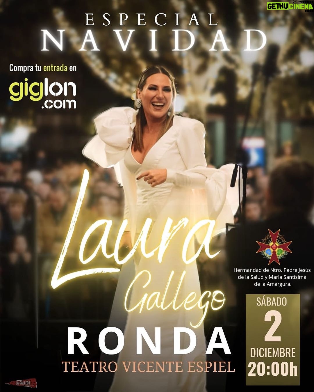 Laura Gallego Cabezas Instagram - Venga, que me he venido arriba con este tiempo tan de invierno, y hemos puesto a la venta las entradas para el conci del 2 de diciembre en RONDA!!! Ilusión máxima, corred a por las entradaaaassss🤍