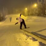 Laurie Blouin Instagram - Happy to be back @ruka_park 🙃 #Finland #UpNorth #Snowboarding Ruka Park