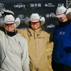 Laurie Blouin Instagram - Stoked to podium on home soil 🇨🇦🤠!! Thank you Calgary and thank you everyone for the love and support♥️🙏🏻 #Snowboarding #Slopestyle