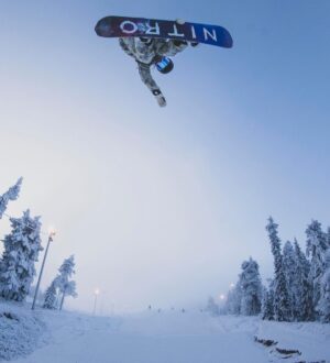 Laurie Blouin Instagram - Thank u Finland for the good times🫶🏻 Definitely gonna be back!! #Snowboarding #Ruka