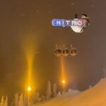 Laurie Blouin Instagram - Night seshhh @ruka_park 🌚 #Snowboarding #Finland