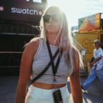 Laurie Blouin Instagram - Stoked to be in Montreal for the @jackalopefest !! @swatch @swatchandsports #Jackalope Stade Olympic De Montreal