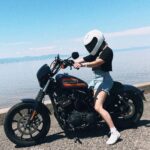 Laurie Blouin Instagram - New toy 😈🏍 #HarleyDavidson #Sportster1200 #Motorcycle Quai L'islet Sur Mer