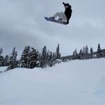 Laurie Blouin Instagram - Next stop—>Laax Open for the first slopestyle comp of the year🇨🇭!! #Snowboarding #Switzerland 📷 @zedshreds
