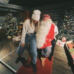 Laurie Blouin Instagram - Got to meet the man 🎅🏻 in the arctic circle 🥶 #SantaClausVillage #ArcticCircle #CrossedTheLine Santa Claus Village