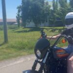 Laurie Blouin Instagram - New toy 😈🏍 #HarleyDavidson #Sportster1200 #Motorcycle Quai L'islet Sur Mer