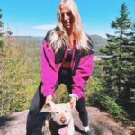 Laurie Blouin Instagram - Enjoying home and some time off😌 #HomeSweetHome #Hiking Saint-Gabriel-de-Valcartier