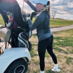 Laurie Blouin Instagram - Golf season is on ⛳️!! Another day, another golf ball that I'll never see again😂✌🏼 #GolfSeason #ItsOn
