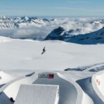 Laurie Blouin Instagram - Couples of memories from the @thenines.cc. Thank you for having me💜 #Snowboarding #GoodTimes #TheNines Crans Montana, Alpes, Switzerland