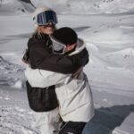 Laurie Blouin Instagram - Couples of memories from the @thenines.cc. Thank you for having me💜 #Snowboarding #GoodTimes #TheNines Crans Montana, Alpes, Switzerland