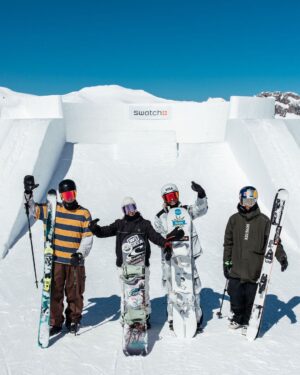 Laurie Blouin Instagram - Couples of memories from the @thenines.cc. Thank you for having me💜  #Snowboarding #GoodTimes #TheNines