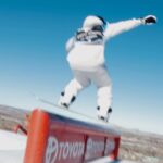 Laurie Blouin Instagram - Snow Rodeo this week! Yeeeehawww🤠 #Snowboarding #Calgary #Rodeo 🎥 @jaronwhelan Calgary, Alberta
