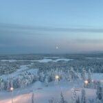 Laurie Blouin Instagram - Reindeers, snowboarding and northern lights 🙌🏻🤍 #Finland #Snowboarding #WinterWonderland Kitkajärvi, Kuusamo