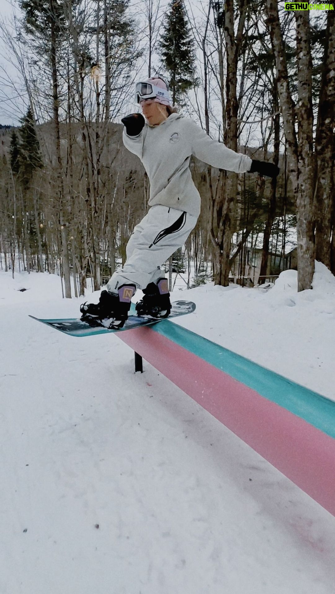 Laurie Blouin - 2.1K Likes - Love the new PVC😍! More features coming soon if the rain can stop🙄#Snowboarding #Backyard #Home #DIY