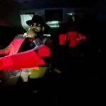 LeBron James Instagram - My brother @richpaul put on a stone cold groove last night for his bday!! @mrs_savannahrj and I had to show our respect and pull up on em! #PutThatSh*tOn #80s90sParty #ElHefe Ayyyyeeeee 🙏🏾🫡👑