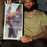 LeBron James Instagram - LOUIS VUITTON MEN-Spring-Summer 2024 👑 HERE!! Hello World 🗣️🗣️🗣️🙏🏾😁