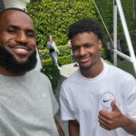 LeBron James Instagram - On and off the court you're the 🐐 @bronny!! Happy Born-Day son!!! Love you ♾️ kid. Keep going up! 🤎🤎🤎🤎🤎🤎✨✨✨✨