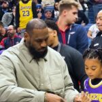 LeBron James Instagram - Dear Parker, Nice meeting you! You’re a beautiful Young Black Queen! Don’t let nothing stop u from being whatever your mind and heart desires! Just from our short encounter yesterday I know you’re destined for greatness and i will always love you!!! God bless you and best wishes to you ♾️🤎! Sincerely Mr. LeBron James aka Bugs Bunny friend! 😉😁👑