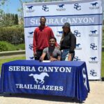 LeBron James Instagram - My boy signed his letter of intent yesterday for @uschoops! So damn happy and proud of you @bronny!! Pops shed a gangsta 🥺😢 seeing this. So AMAZING!! #ProudDad #BronnyGoingToCollege😱 #JamesGang👑 #FightOn✌🏾