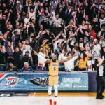LeBron James Instagram – FREEZE!!!!! MIAMI VICE 👌🏾. What an amazing atmosphere it was inside that arena last night!!! INCREDIBLE INCREDIBLE INCREDIBLE VIBES ✨✨✨. YESSIR Playoff Bound #ThekidfromAKRON🤴🏾 #TheManInTheARENA🏟️ #SFG🚀