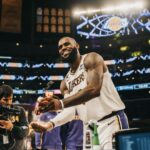 LeBron James Instagram - Easter 🐣 Sunday’s Best!! My last regular season game in year 20 was fun fun fun!!!! To be continue folks! Love 👑🫡 #ThekidfromAKRON🤴🏾#KingMe♟️ #SFG🚀