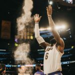 LeBron James Instagram – Easter 🐣 Sunday’s Best!! My last regular season game in year 20 was fun fun fun!!!! To be continue folks! Love 👑🫡 #ThekidfromAKRON🤴🏾#KingMe♟️ #SFG🚀