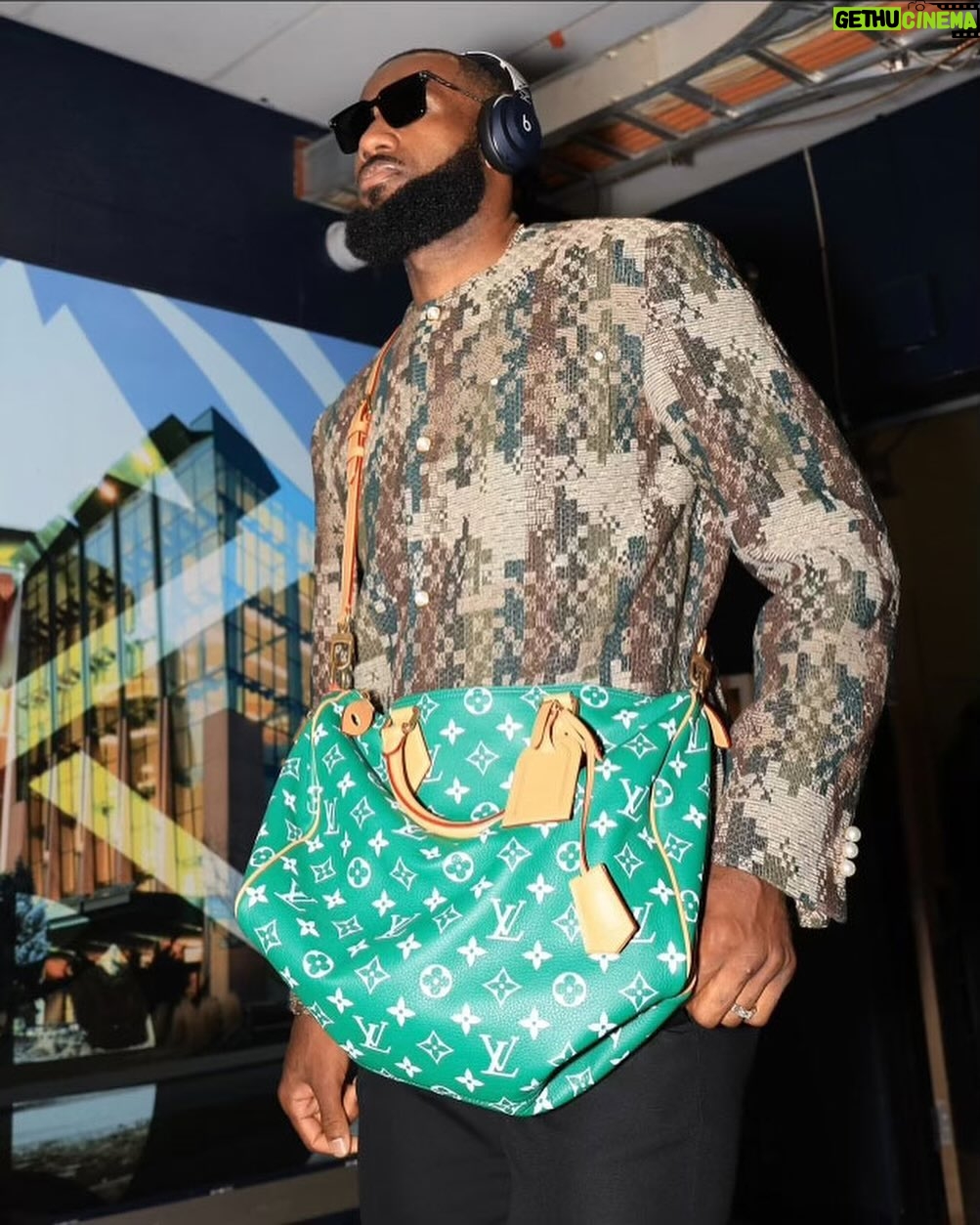 LeBron James Instagram - LOUIS VUITTON MEN-Spring-Summer 2024 π HERE!! Hello World π£οΈπ£οΈπ£οΈππΎπ