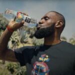 LeBron James Instagram - Dropping in to remind you to hydrate. 😉💧👑 @lifewtr
