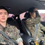 Lee Jong-suk Instagram – #K예비군 출퇴근길 
😊🙂😶🫠😴