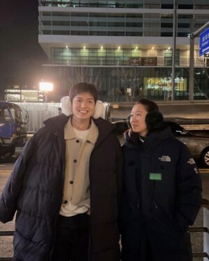 Lee Min-ho Instagram - 추워서 둘다 바보되버림 @rovvxhyo