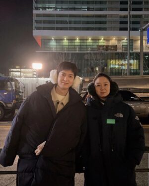 Lee Min-ho Instagram - 추워서 둘다 바보되버림 @rovvxhyo