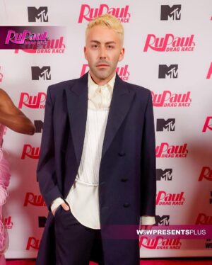 Leland Instagram - Watch the Season 15 Finale of @rupaulsdragrace this Friday on @mtv at 8/7c 🏳️‍🌈
Wearing @danielwfletcher 
Hair @majormoonn
