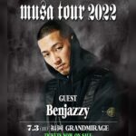 Leon Fanourakis Instagram - 次の日曜　7月3日 福岡での僕のワンマン初日に Benjazzy さんとサンタが参加するよ💪 1時間のワンマンライブ🦁 前売りチケット買ってない人は早めにゲットして❤️‍🔥 URLはプロフィールから‼️