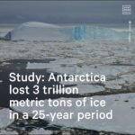 Leonardo DiCaprio Instagram - Repost from @nowthisearth • Glaciers located in the Amundsen Sea Embayment in West Antarctica have lost more than 3 trillion metric tons of ice over a 25-year period, according to a recent study in the journal Nature Communications. Scientists said that the region is currently the biggest contributor to rising sea levels from the West Antarctic ice sheet. The team of researchers, led by Ben Davison, calculated the ‘mass balance’ of the Amundsen Sea Embayment by looking at the balance between the amount of snow and ice gained from snowfall and the amount lost through calving, which is the process where ice breaks off from glaciers. When calving occurs faster than ice is formed, the result is an increase in sea levels. They found that there was a net loss of 3,331 billion metric tons—which is equal to 3 trillion—of ice between 1996 and 2021, which caused an approximately 0.4-inch rise in global sea levels. ‘The 20 glaciers in West Antarctica have lost an awful lot of ice over the last quarter of a century, and there is no sign that the process is going to reverse anytime soon, although there were periods where the rate of mass loss did ease slightly,’ Davison said in a statement. ‘We were really surprised to see just how much periods of extremely low or high snowfall could affect the ice sheet over two- to five-year periods — so much so that we think they could play an important, albeit secondary role, in controlling rates of West Antarctic ice loss’ he continued. #news #ice #climatechange #climatecrisis #antarctica