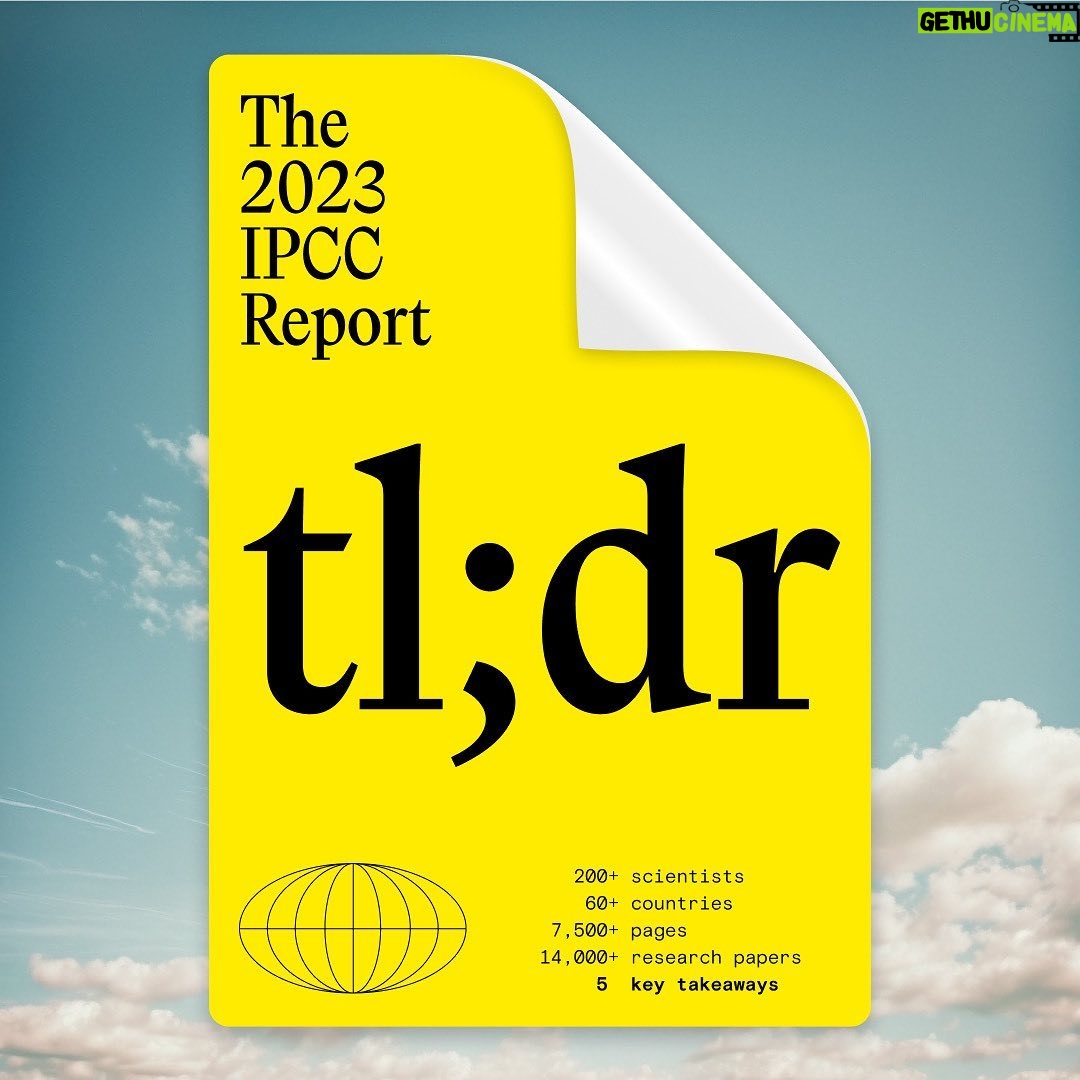 Leonardo DiCaprio Instagram - @EarthAlliance condensed the @IPCC report — 7,500 pages of climate science — into five takeaways for creators, but also for anyone on social media to learn about climate change and what they can do to make smarter environmental decisions. Shifting narratives is key to inciting change. Let’s imagine a better future for humanity and the planet. Link in bio to learn more.