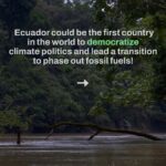 Leonardo DiCaprio Instagram - Yasuní National Park is a global biodiversity hotspot and home to some of the last Indigenous peoples living in voluntary isolation—the Tagaeri, Taromenane and Dugakaeri. Yet this irreplaceable place and the people and wildlife living here are threatened by the fossil fuel industry. On August 20th, 2023, the people of Ecuador have an historic opportunity to safeguard a significant portion of Yasuní rainforest. With this first-of-its-kind referendum worldwide, Ecuador could become an example in democratizing climate politics, offering voters the chance to vote not just for the forest but also for Indigenous rights, our climate, and the well-being of our planet. Stand alongside Yasuní and its Indigenous communities in this historic referendum by sharing this important message. For more information follow @sialyasuni and their Indigenous youth ally @jovenes_amazonicos_ec #YesToYasuní #YasuníITT #SíAlYasuní