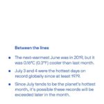 Leonardo DiCaprio Instagram - Repost from @axios • ☀️ This year, Earth had the hottest June on record by far, according to early climate data. ⁠ ⁠ On top of a record-setting June, July 3 and 4 were the hottest days on record globally since at least 1979 — and it’s possible that these records will be exceeded later in the month. ⁠ ⁠ While daily global records aren’t the best way to measure human-induced climate change, larger trends still show increased average global temperatures. These high temperatures are another warning sign that climate change may be picking up, with record warm ocean temperatures in June and extreme heat events worldwide.⁠ ⁠ 🔗 Click the link in our bio to read more.⁠