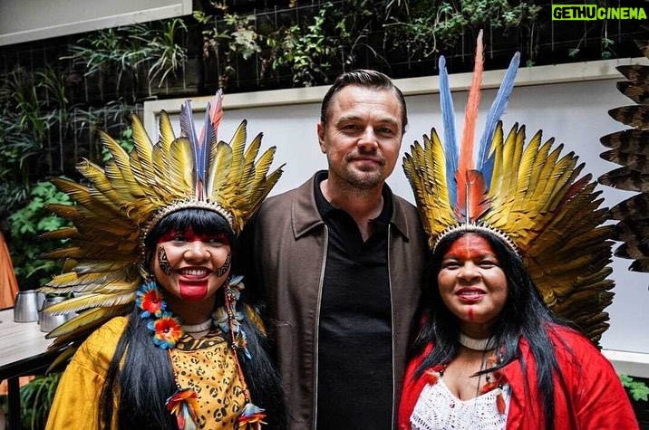 Leonardo DiCaprio - 543.3K Likes - I was honored to spend time with Sônia Guajajara, Brazil's Minister of Indigenous Peoples, Célia Xakriabá, Member of Brazil's Chamber of Deputies, and Lily Gladstone, Actor in Killers of the Flower Moon at the event in Cannes, France to support the Indigenous people leading the conservation of the Amazon rainforest. My organization @rewild and our partners stand with Brazil's +900,000 Indigenous people from 300 Indigenous groups.
Photo: @leo.otero