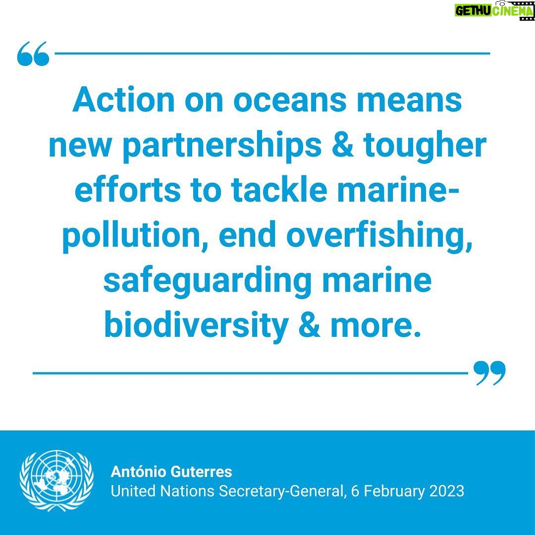Leonardo DiCaprio Instagram - Yesterday morning, @unitednations Secretary-General @antonioguterres gave an address calling for more #ClimateAction for our oceans amongst a number of other actions we as a society must take in order to combat this climate emergency. Visit the link in bio for more info.