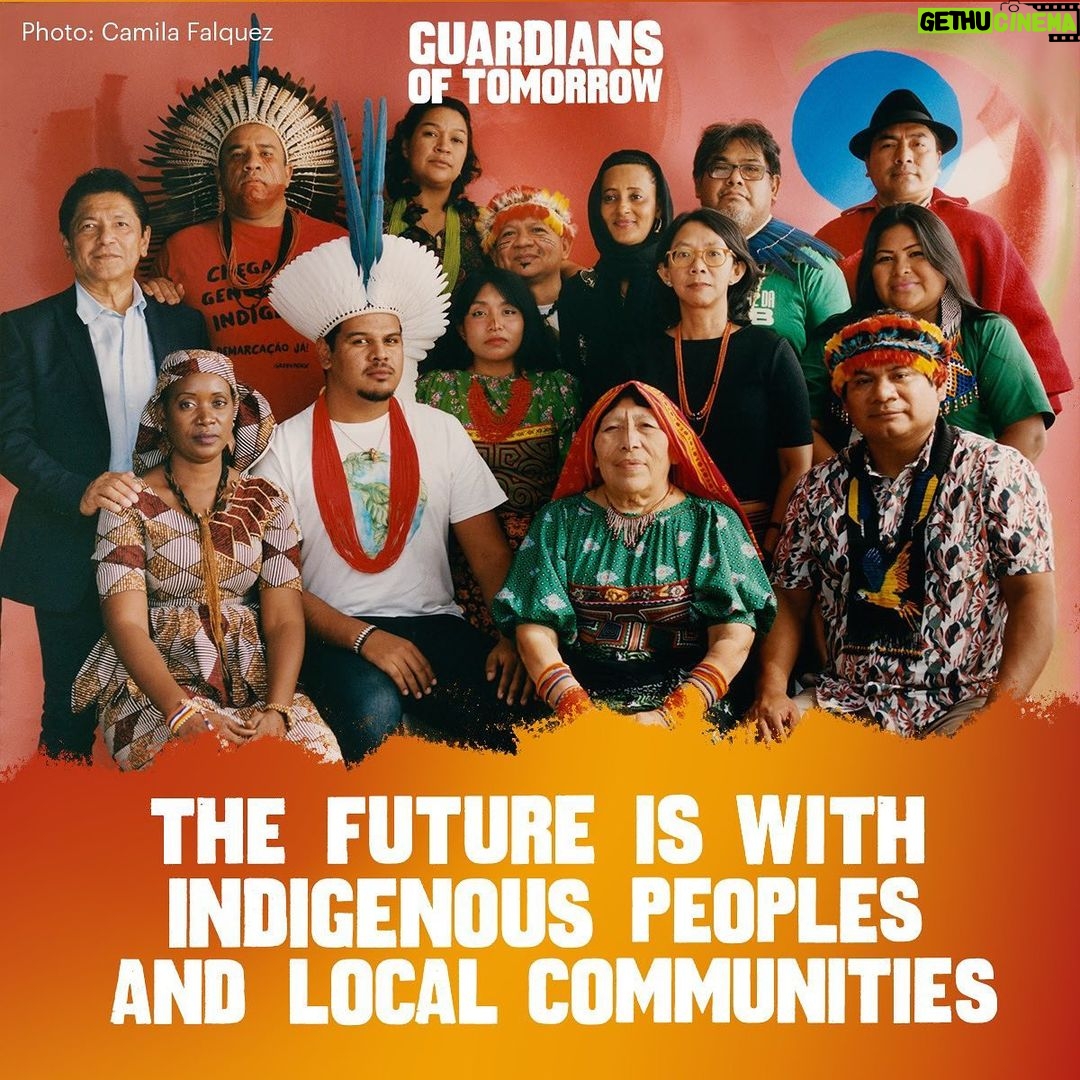 Leonardo DiCaprio Instagram - Acknowledging the fundamental work of Indigenous peoples and local communities in protecting the Earth. They keep hope alive for a bright future. Despite all odds and threats, science has proven that they are the most effective #GuardiansOfTomorrow. They need more support to defend their rights and lands. They have and are still putting themselves on the frontlines to tackle the climate crisis. Let Indigenous peoples and local communities lead. Follow @globalalliancet to learn more. π·: @camilafalquez