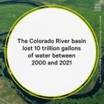 Leonardo DiCaprio Instagram - Repost from @nowthisearth • A new analysis published in the journal Water Resources Research found that the Colorado River system lost 40 trillion liters (10 trillion gallons) of water between 2000 and 2021 as the result of the human-caused climate crisis dating back to the 1880s. Due to higher temperatures, the snowpack that feeds the system is drying up. Under present-day weather conditions, the Colorado River basin has approx 10% less water available than it would in a world without greenhouse gas emissions. The Colorado River Basin provides water to more than 40 million people. Although recent winter storms across the West replenished many reservoirs, from 2000 to 2021, the region had been in the worst ‘mega drought’ in at least 1,200 years. Arizona, California, and Nevada reached an agreement in May to stop using as much of the river’s water. ‘Going into the future, we may get some natural variability, wet or dry swings, but this study highlights that there’s been a decreasing trend in runoff,’ said Benjamin Bass, lead author of the study, to the Guardian. ‘In the long run, that’s likely to continue if greenhouse gas emissions are not reduced.’